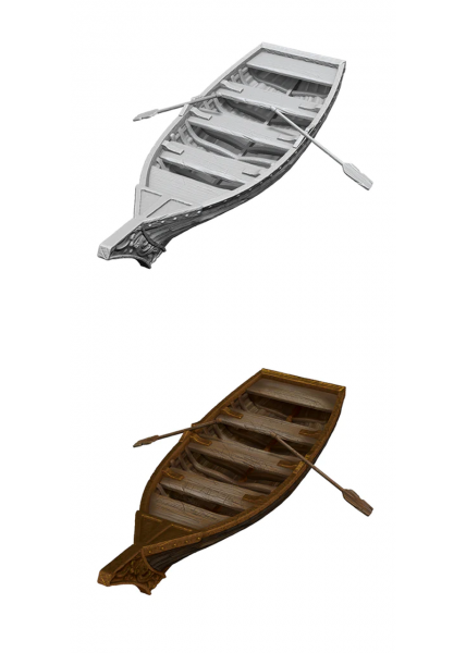 WizKids Deep Cuts Unpainted Miniatures: Rowboat